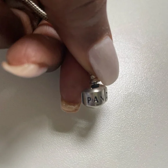 Pandora Moments Barrel Clasp Snake Chain Bracelet - Picture 7 of 7